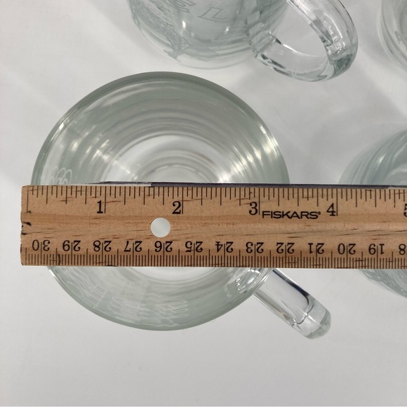 Vintage Classic Camel Beer Mugs Etched Glass 20 Oz RJRTC Cigarette Merch Set 4 - Picture 7 of 7